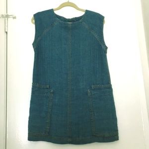 Free People Linen Shift Dress M